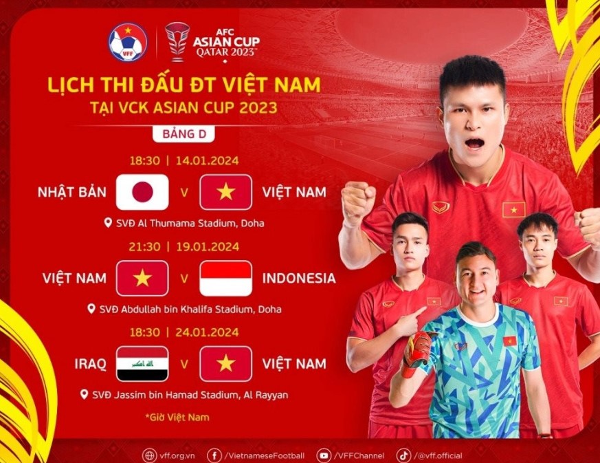 Cập nhật lịch thi đấu bóng đá Việt Nam 2024 mới nhất ngày 26/9