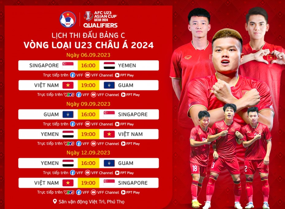 lịch thi đấu bóng đá Việt Nam 2024